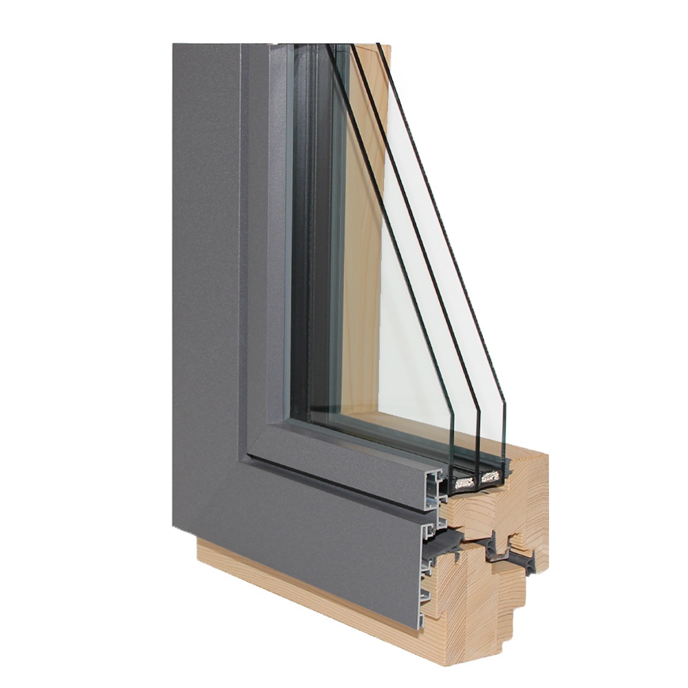 Holz-Alu Fenster BT 112 FF